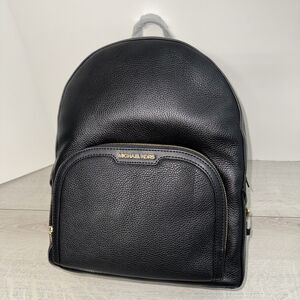 Michael Kors Large Jaycee Backpack (Pebbled Leather) NEW